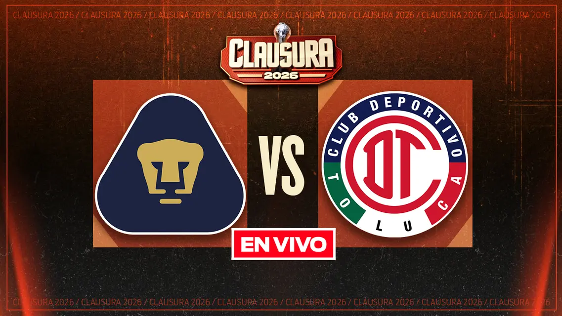 Pumas vs Toluca Liga MX Jornada 9 Clausura 2026