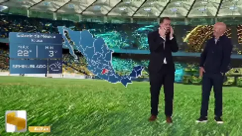 ¿Cómo está el pronóstico, doctor? Martinoli se convierte en el ‘Chico del Clima’ de Azteca Noticias