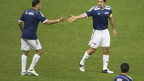 Luis Figo ha sido parte de muchos partidos de leyendas | MexSport