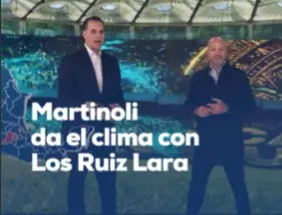 Martinoli y Luis García con Los Ruiz Lara l CAPTURA