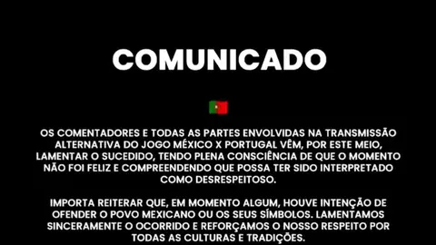 La televisora ofreció disculpas | X @sporttvportugal