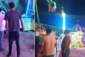 VIDEO: Juego del martillo falla por presunto error humano; deja 4 heridos