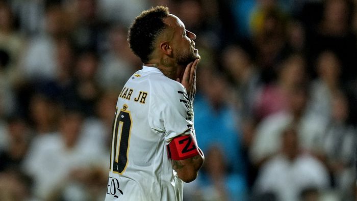 Neymar en lamento con Santos | AP