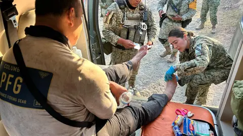 Elementos de la Defensa lo encontraron esta mañana mediante equipo especializado en el poblado “Chele”, en el municipio del Rosario, Sinaloa. / X