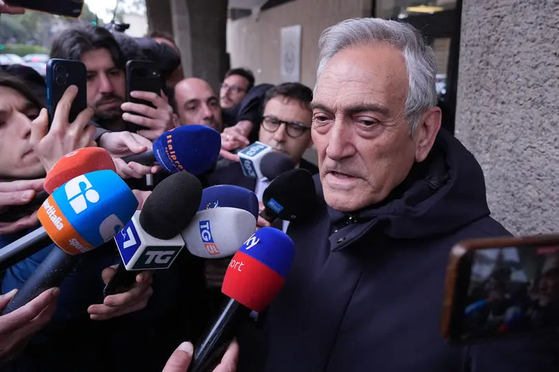 Gabriele Gravina, ahora expresidente de la Federación de Italia, fuera de FIGC | AP