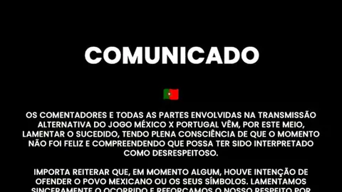 Comunicado de Sport TV tras lo ocurrido con las burlas hacia el Himno Nacional Mexicano