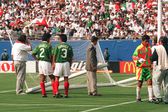 La portería en el México vs Bulgaria tuvo que ser reemplazada | @futbolretroes