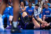 Alarma en los Lakers: Luka Dončić sale lesionado y enciende las alertas rumbo a playoffs