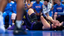 Alarma en los Lakers: Luka Dončić sale lesionado y enciende las alertas rumbo a playoffs