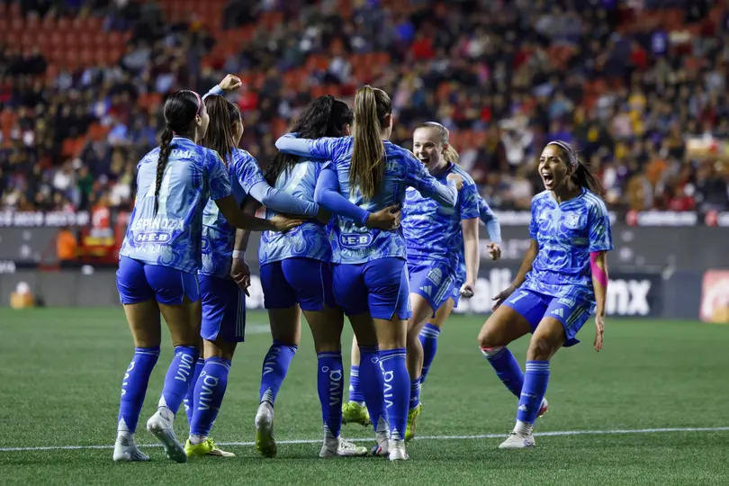 Tigres Femenil festejando el gol ante Tijuana | MEXSPORT