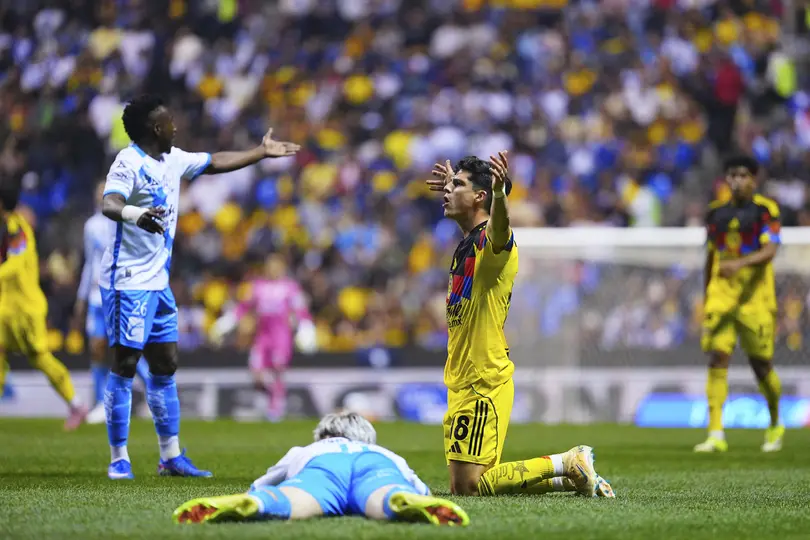 Aaron Mejía en América vs Puebla I IMAGO7