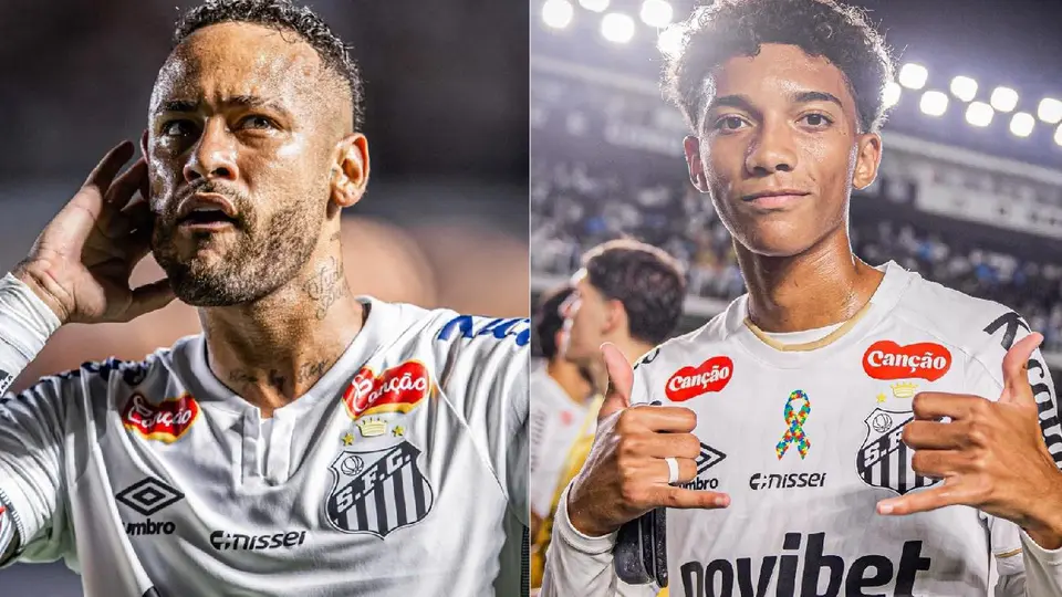 Neymar e hijo de Robinho l CAPTURA de sudanalytics_