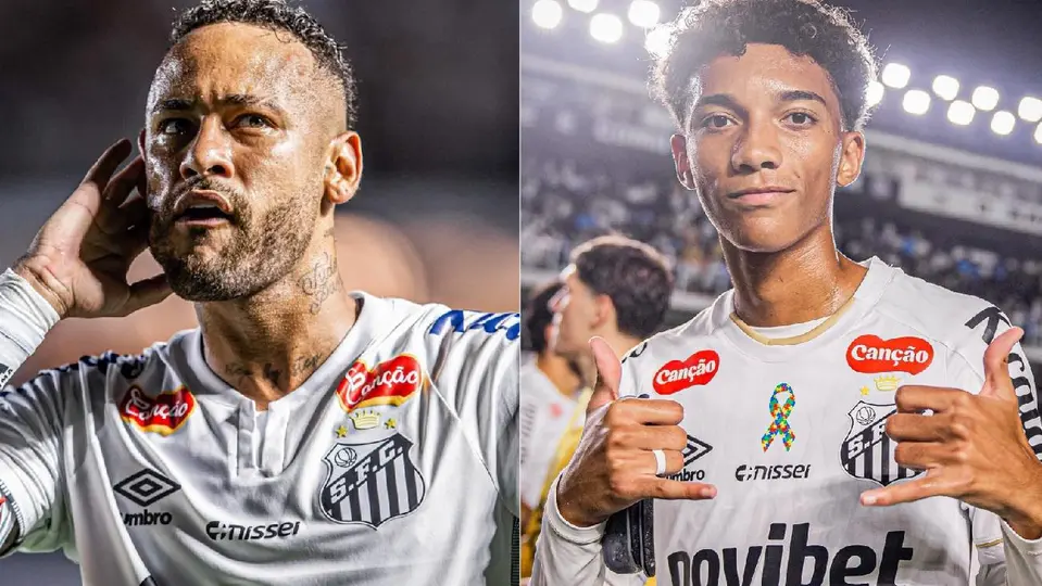 Neymar e hijo de Robinho l CAPTURA de sudanalytics_