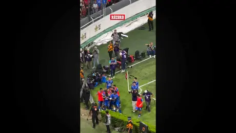 Ebere y su emotivo festejo en la victoria de Cruz Azul ante Atlas