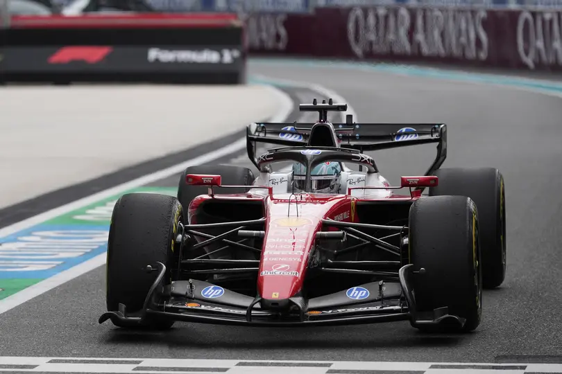 Charles Leclerc, piloto de Ferrari, en Miami | AP