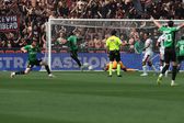 Jugadores de Sassuolo en celebración ante AC Milan en la Serie A | AP