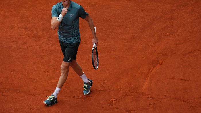 Jannik Sinner emocionado | AP