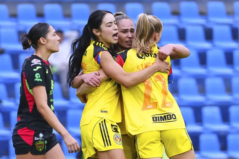 América Femenil disfrutando de la victoria en Cuartos de Final | Imago7