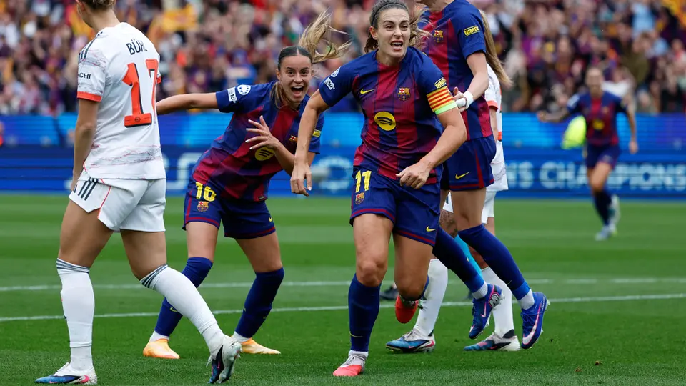 Barcelona dejó en el camino a Bayern con doblete de Alexia Putellas | AP