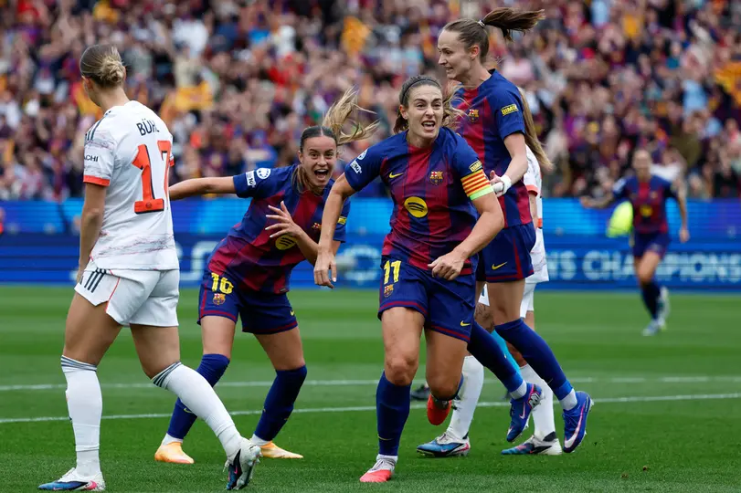 Barcelona dejó en el camino a Bayern con doblete de Alexia Putellas | AP