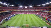 Estadio Jalisco 'se olvida' de Atlas y felicita a Chivas por su aniversario