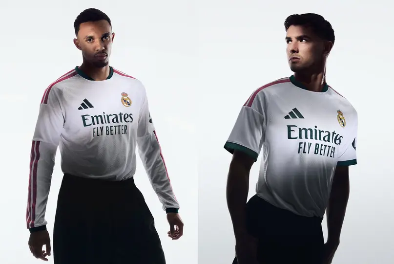 Trent Alexander-Arnold y Brahim Díaz en con la nueva equipación de Real Madrid | INSTAGRAM: @realmadrid