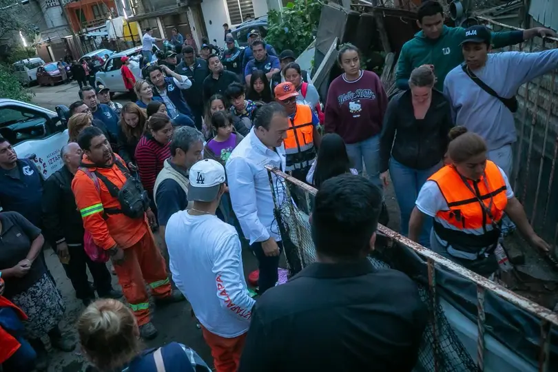 El Gobierno de Cuajimalpa está supervisando los trabajos de limpieza y apoyando a los afectados / Especial