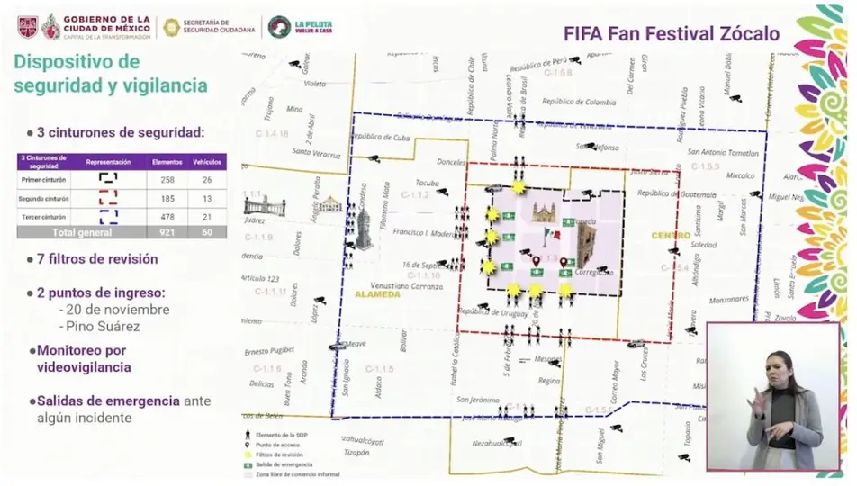 Miles de personas podrán seguir los partidos del Mundial 2026 desde el corazón de la Ciudad de México./ Gobierno de la CDMX