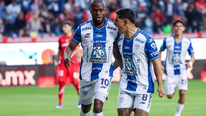 Enner Valencia en celebración con Pachuca en la Liga MX | IMAGO 7