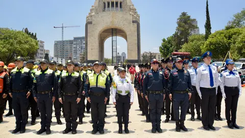 Las autoridades capitalinas están listas para recibir a cientos de miles de turistas en la capital / FB: @PoliciaCDMX