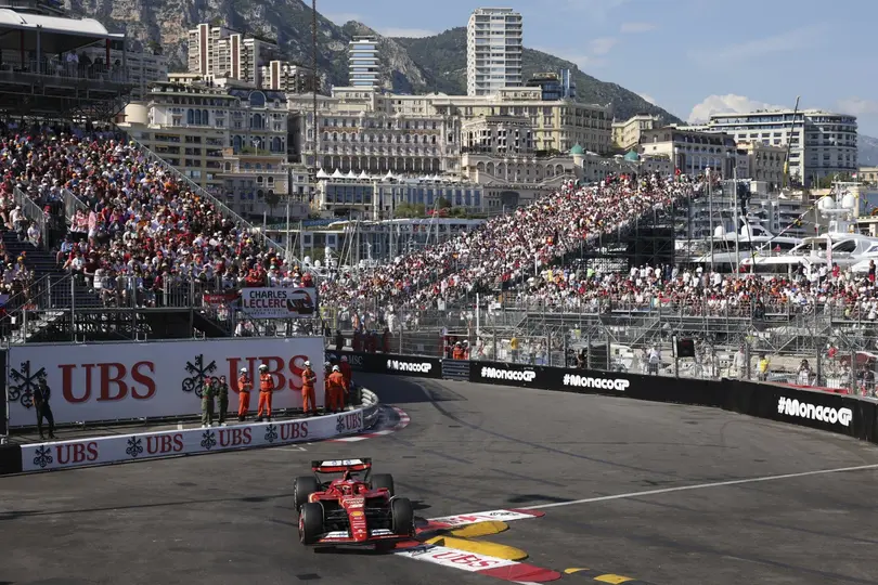 Charles Leclerc en el Gran Premio de Mónaco 2024 | AP
