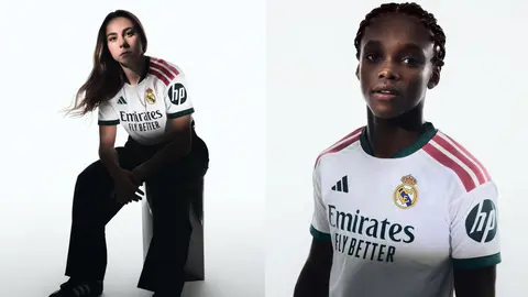 Athenea del Castillo y Linda Caicedo con la nueva equipación de Real Madrid | INSTAGRAM: @realmadrid