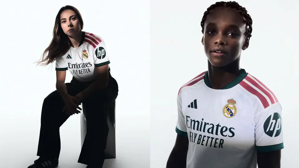 Athenea del Castillo y Linda Caicedo con la nueva equipación de Real Madrid | INSTAGRAM: @realmadrid
