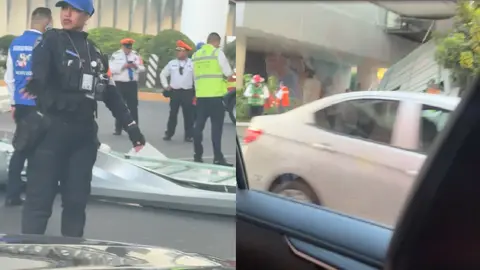 Tras el incidente, se generó un caos vehicular en la zona de la Terminal 1 / Especial
