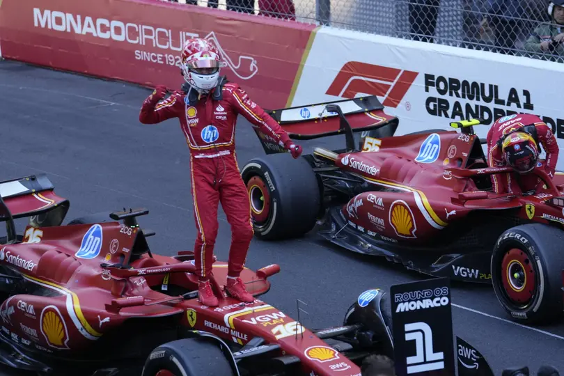Charles Leclerc en el Gran Premio de Mónaco 2024 | AP