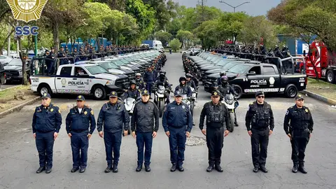 Más de 56 mil elementos estarán cuidando la CDMX durante el tiempo del Mundial 2026 / FB: @PoliciaCDMX