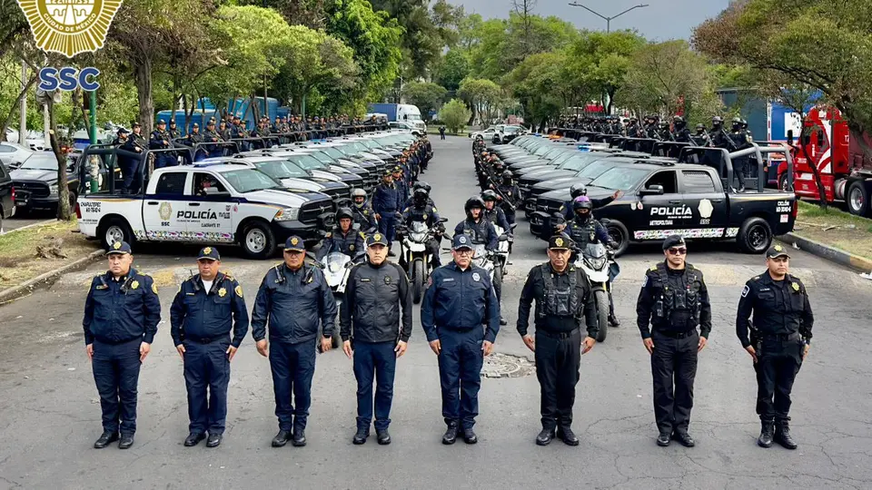 Más de 56 mil elementos estarán cuidando la CDMX durante el tiempo del Mundial 2026 / FB: @PoliciaCDMX