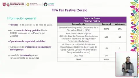 Elementos de seguridad, protección civil y servicios de emergencia participarán en el operativo del evento./ Gobierno de la CDMX