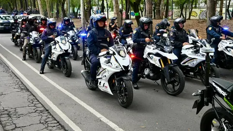 Por tierra y por aire, la Ciudad de México estará blindada para una mejor convivencia / FB: @PoliciaCDMX