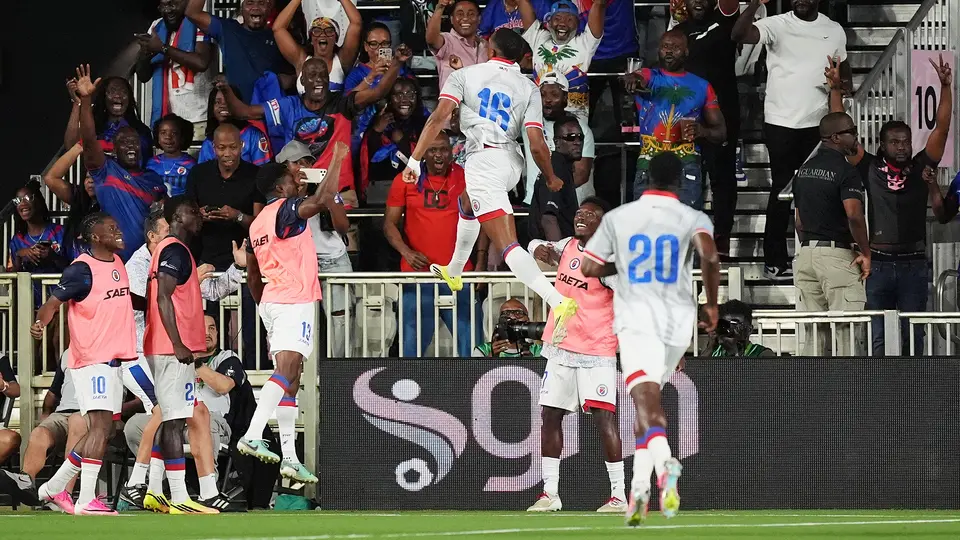 Haití celebrando la goleada ante Nueva Zelanda | AP