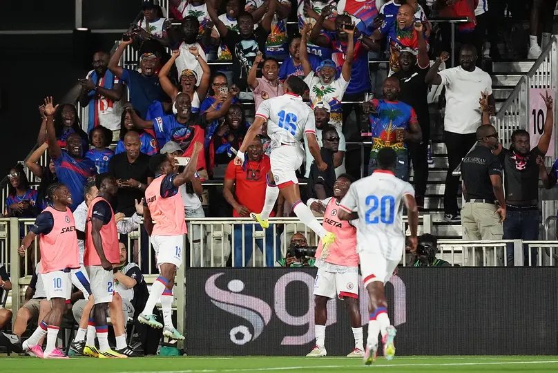Haití celebrando la goleada ante Nueva Zelanda | AP