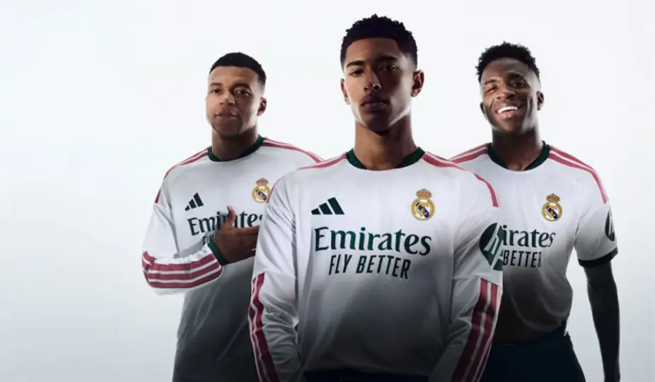 Mbappé, Bellingham y Vinicius con la nueva equipación de Real Madrid | realmadrid.com