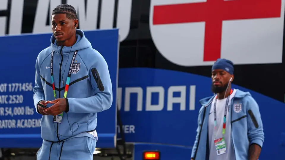 Marcus Rashford con la Selección de Inglaterra | AP