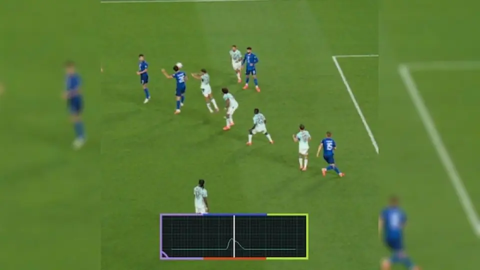 El contactor registrado por el balón en el Portugal vs Croacia | CAPTURA