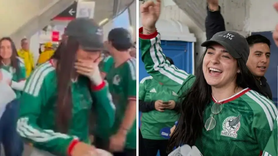 La mujer identificada como Emilia Chomer se hizo viral por celebrar que agredió a dos ecuatorianos / Especial