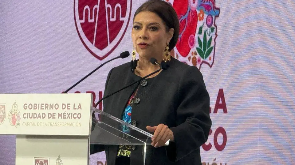 La jefa de Gobierno, Clara Brugada Molina en conferencia de prensa. / Georgina Sánchez