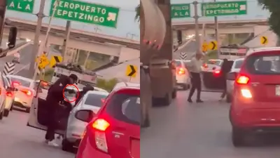 VIDEO: Hombre armado roba auto a adulto mayor en Morelos; captan el violento asalto