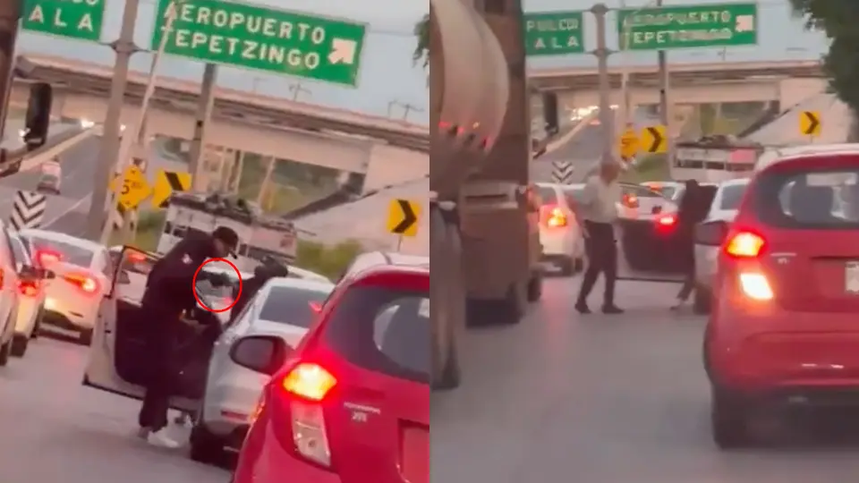 VIDEO: Hombre armado roba auto a adulto mayor en Morelos; captan el violento asalto