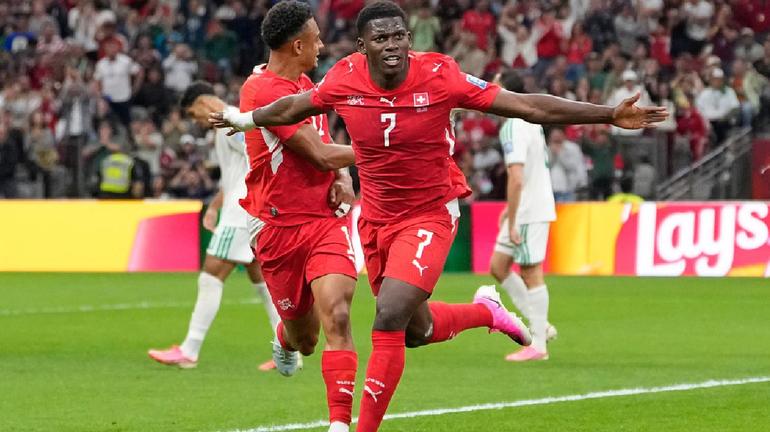 Breel Embolo, jugador de Suiza | AP