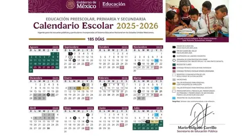 El calendario escolar mantiene sin cambios la fecha del último día de clases para los alumnos de educación básica en la CDMX./ SEP
